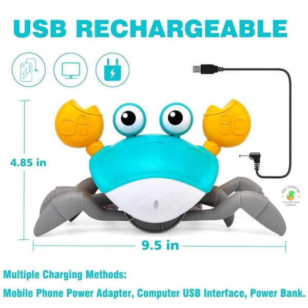 Sensing Crawling Crab Baby Toy. - Image 2